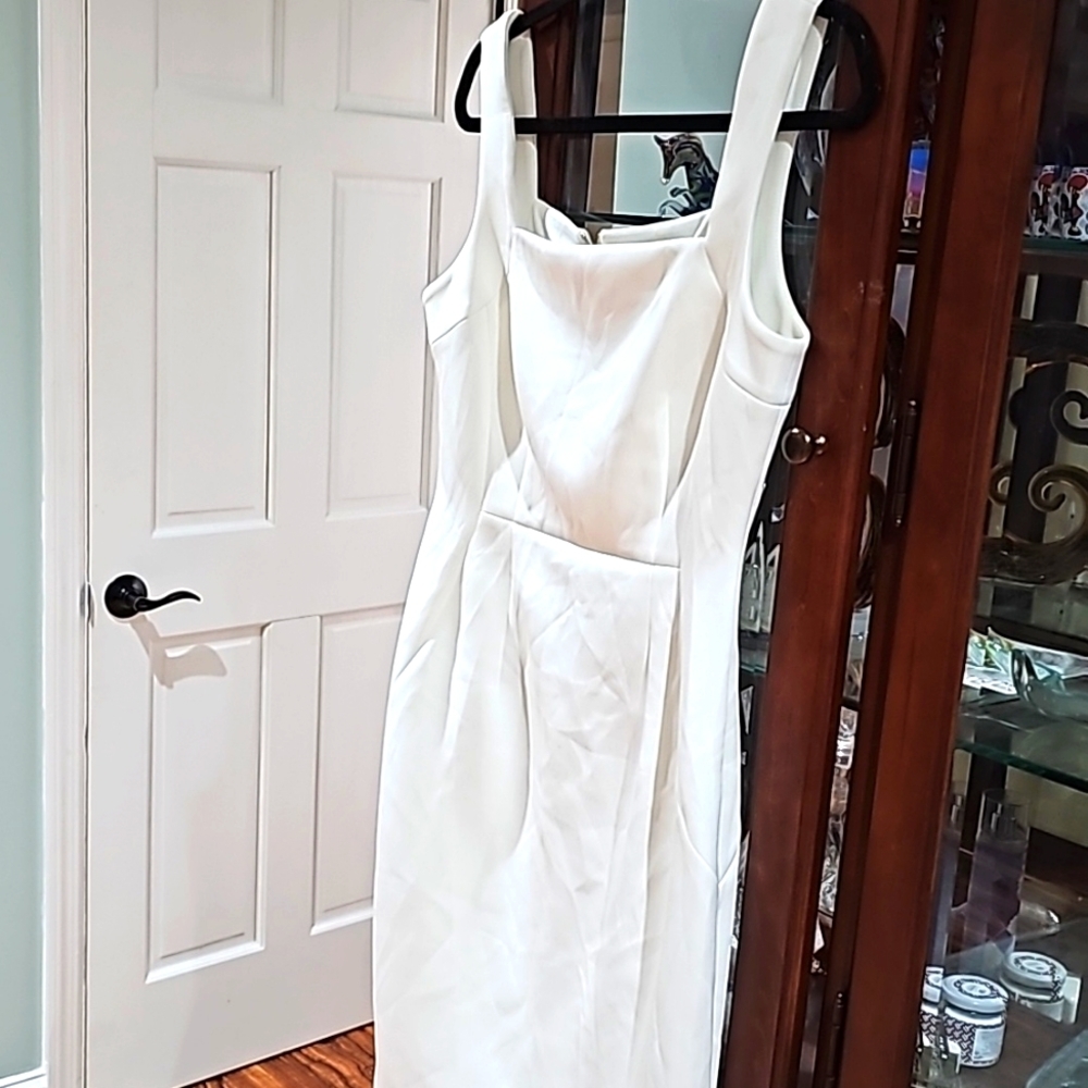 Calvin Klein elegant formal Occasion dress white sz 6